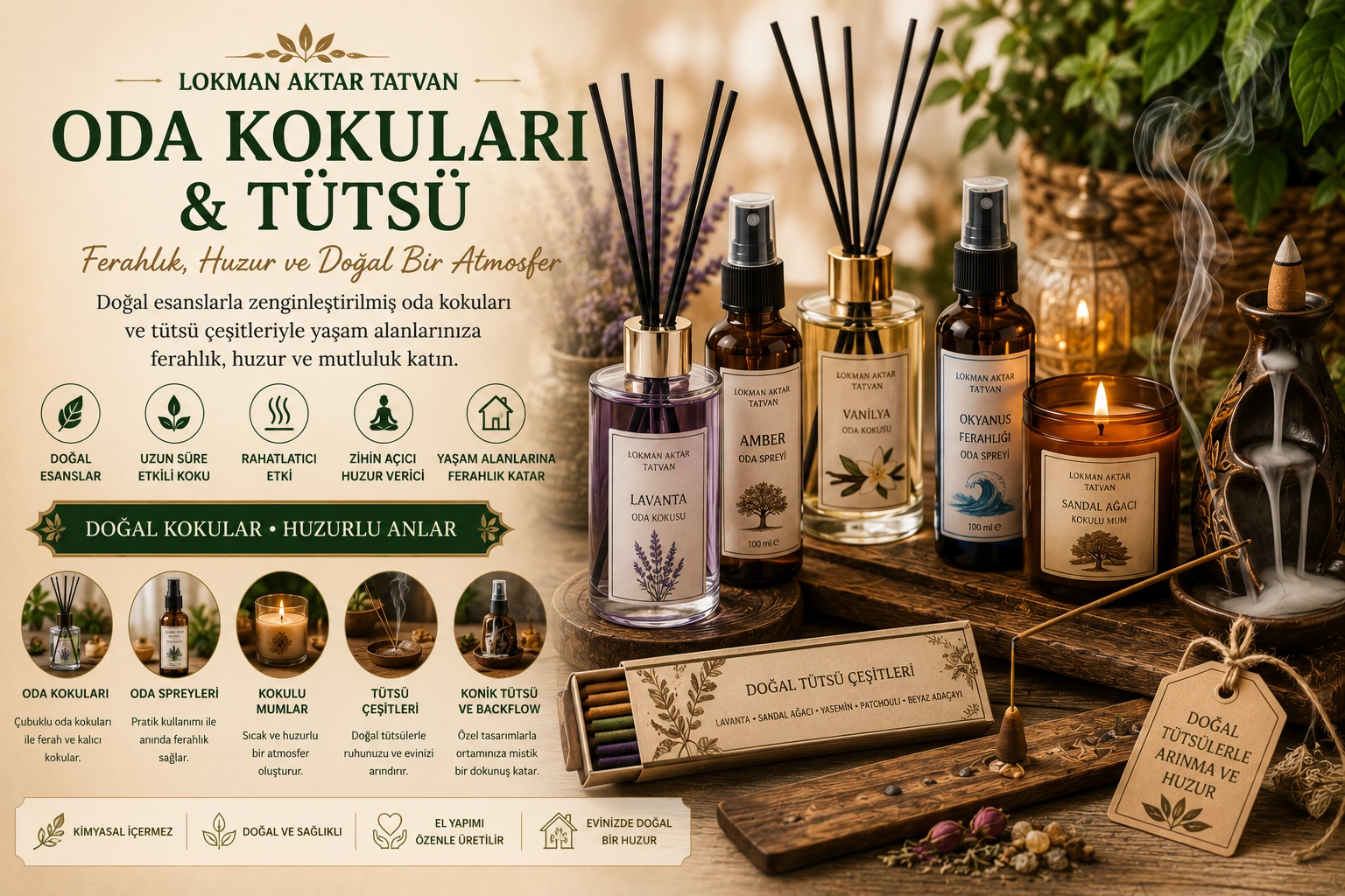 Oda Kokuları & Tütsü